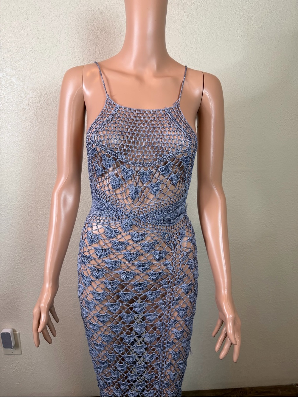 Free People Intimately Best For Last Macramé Maxi Dress Size Small - Picture 9 of 12